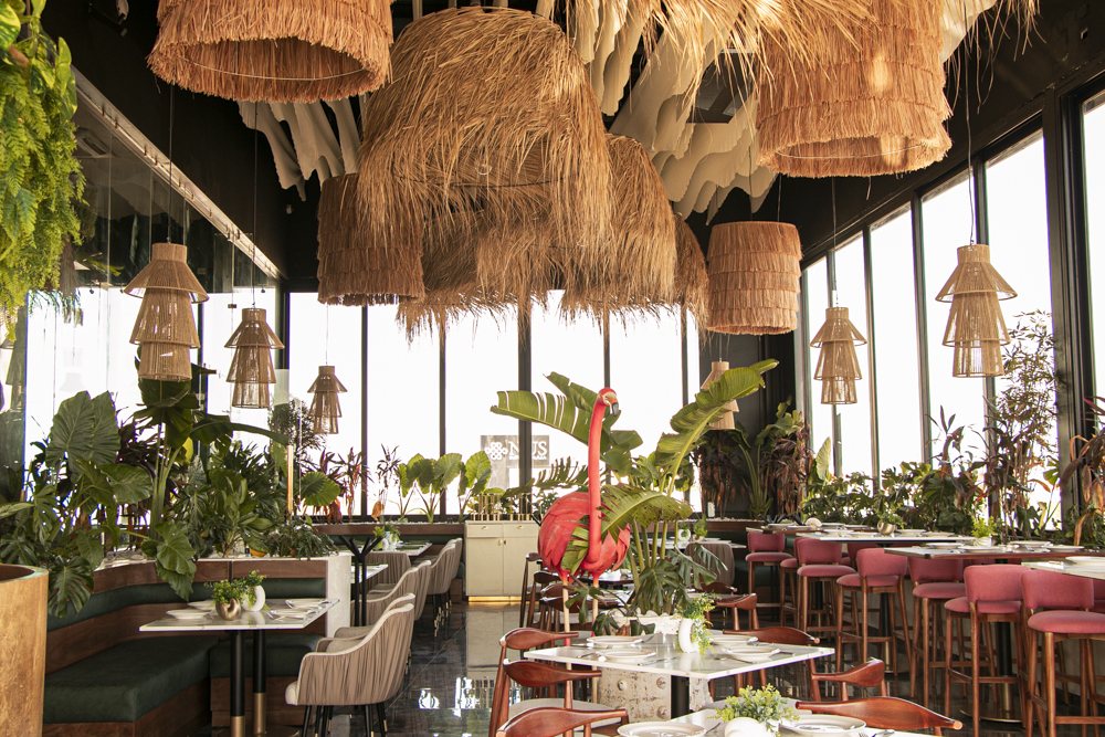 Interiorismo del restaurante Aruba en Mazatlán